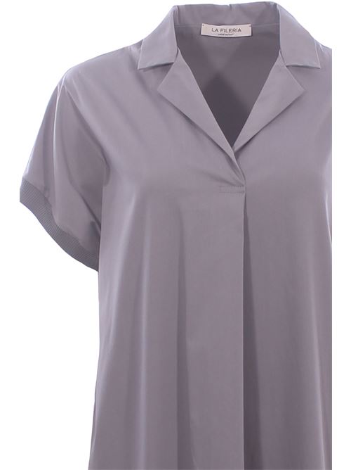 Cotton dress with knitted edges LA FILERIA | 72273/54319073